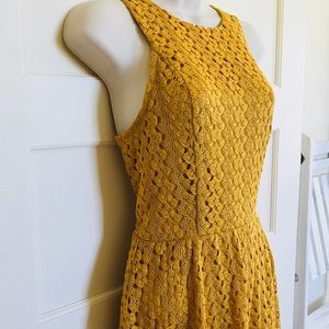 Yellow Skater Dress
